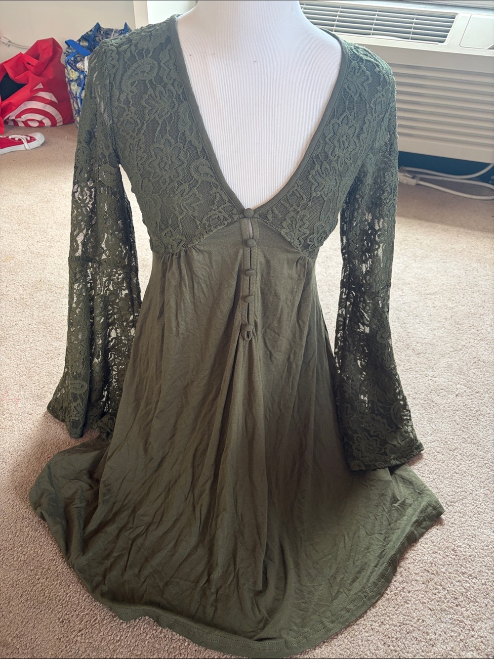 Beautiful Army Green Dress
